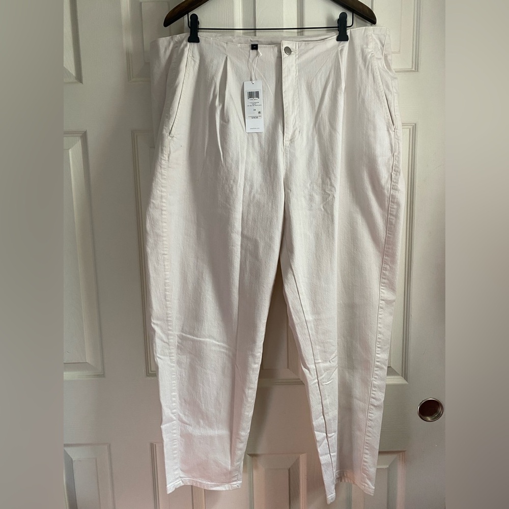 Eileen Fisher NWT$178 Sz 24 Ankle Organic Cotton Stretch Denim Jean F1GDU-P8542M